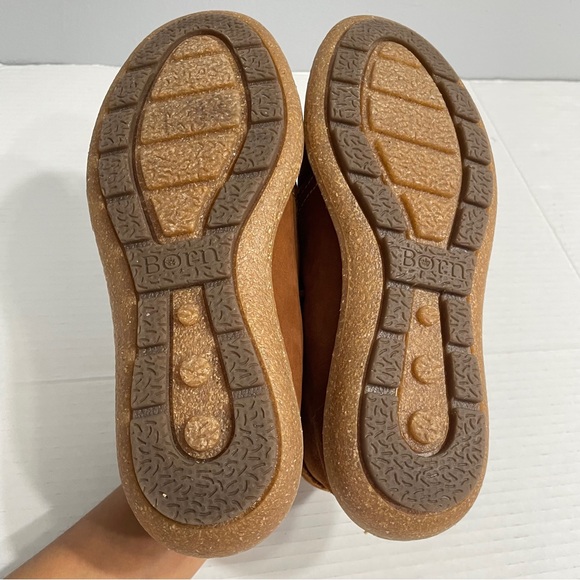 BORN Boots Chukka Loafer Lightweight Leather Boho Nuala  size 7 38 rust brown - Picture 12 of 12